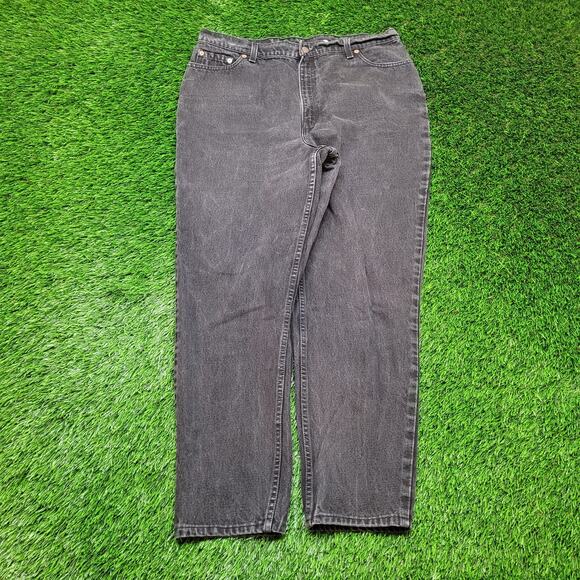 VTG 90s Levis 522 Jeans Womens 18 USA Made High Waisted Tapered - Picture 1 of 9